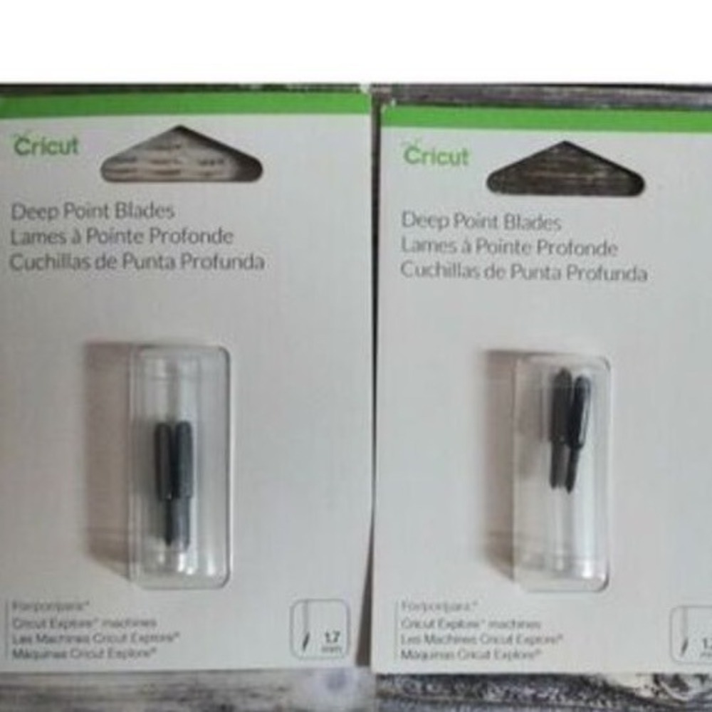 Cricut deep point blades X2